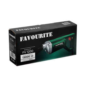 Вибратор для бетона портативный 1200Вт 13000виб/мин FV 1200 FAVOURITE *1/10
