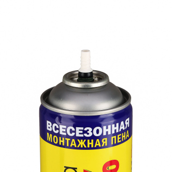 Пена монтажная бытовая 600 мл Ремонт на 100%, всесезонная