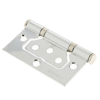 Петля без врезки 75*63*2,5мм ХРОМ CR (комплект 2шт.) AVERS *1/6/48