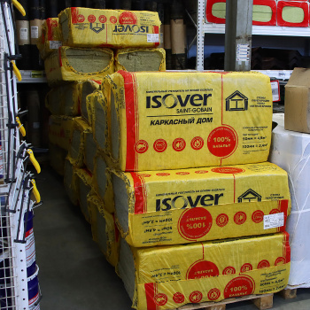 Утеплитель ISOVER Каркасный дом, 50 мм, 8 плит, 4.8 м² Утеплитель ISOVER Каркасный дом, 50 мм, 8 плит, 4.8 м²