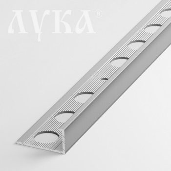 Профиль для отделки наружных углов ПК 01.2700.01л серебро Лука *5