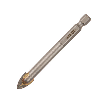 Сверло по стеклу/керамике 10,0мм (1шт) 6гр.хвост.п/шуруповерт CRAFTMATE (арт.CX010088) *1/10