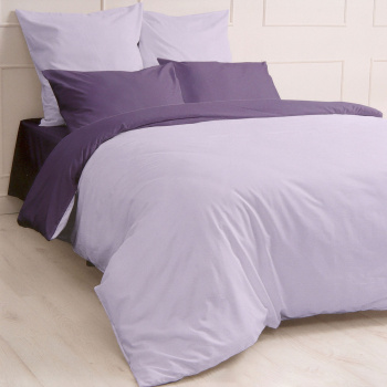 Постельное белье 1,5сп поплин Мастерская снов 11680 сирень, наволочки 70*70см - 2шт *1/9