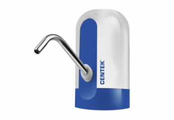 Помпа на бутыль электрич. Centek СТ-3000 белый 1,2л/мин., 5Вт, насос, USB зарядка *1/24 * Помпа на бутыль электрич. Centek СТ-3000 белый 1,2л/мин., 5Вт, насос, USB зарядка *1/24 *