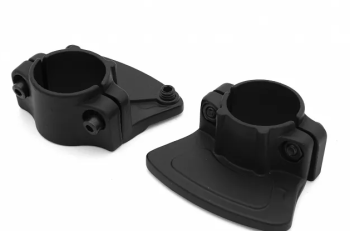 Держатель панели горизонт.односторон.черный JF-60 *1/100