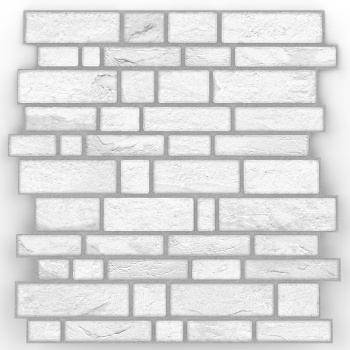 Панель ПВХ 474х474 мм Декокам, самоклеящаяся, плитка каменная, 0.22 м²