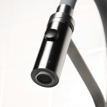 Смеситель для кухни FASHUN A54112-12 с гибким изливом (Серый) + режим Душ, нерж. сталь *1/10 Смеситель для кухни FASHUN A54112-12 с гибким изливом (Серый) + режим Душ, нерж. сталь *1/10