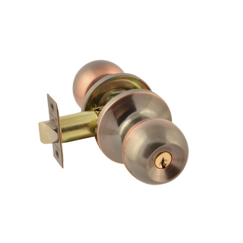 Ручка с защелкой НОРА-М Isparus ЗШ-01, ключ, фиксатор, цвет медь