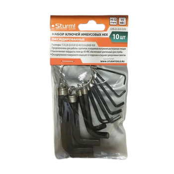 Набор ключей имбусовых STURM! НЕХ, оксидированные