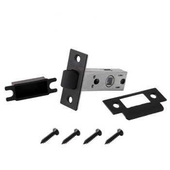 Защелка врезная п/ручку ЧЕРНЫЙ матовый БЕСШУМНАЯ 5400-Р-BLM Code Deco *1/12/72