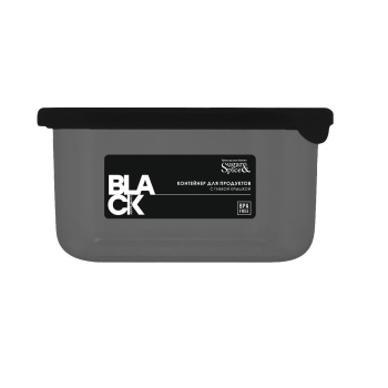 Контейнер д/прод. пластм. "Black" 0,8л 125х125х65мм SE168010621("Sugar Spice")*1/18 Контейнер д/прод. пластм. "Black" 0,8л 125х125х65мм SE168010621("Sugar Spice")*1/18