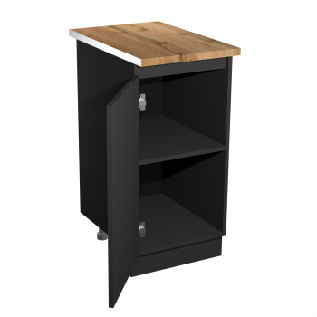 Шкаф напольный 400х850х600 мм BROZEX-WOOD Next, с дверцей, графит