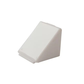 Уголок мебельный 23 мм BROZEX, пластик, белый, 4 шт.