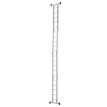 Лестница-стремянка алюм. "трансформер" 4секц. х 5ст., общ.дл.5,4м "Новая высота" 1320405 (СПб) *1 Лестница-стремянка алюм. "трансформер" 4секц. х 5ст., общ.дл.5,4м "Новая высота" 1320405 (СПб) *1